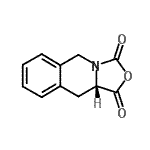 CAS 登录号：186606-17-7， (10aS)-10,10A-二氢[1,3]恶唑并[3,4-b]异喹啉-1,3(5H)-二酮