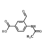 CAS 登录号：186800-77-1， 4-乙酰氨基-3-甲酰基苯甲酸
