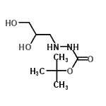 CAS#: 186966-48-3, 2-Methyl-2-Propanyl 2-(2,3-Dihydroxypropyl)Hydrazinecarboxylate
