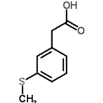 CAS 登录号：18698-73-2， [3-(甲硫基)苯基]乙酸