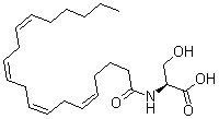 CAS#: 187224-29-9, N-[(5Z,8Z,11Z,14Z)-1-Oxo-5,8,11,14-Eicosatetraen-1-Yl]-L-Serine