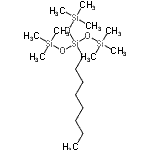 CAS#: 187592-85-4, 1,1,1,5,5,5-Hexamethyl-3-Octyl-3-[(Trimethylsilyl)Oxy]Trisiloxane