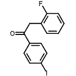 CAS#: 187617-12-5, 2-(2-Fluorophenyl)-1-(4-Iodophenyl)Ethanone