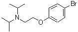 CAS 登录号：187663-88-3， N-[2-(4-溴苯氧基)乙基]-N-异丙基-2-丙胺
