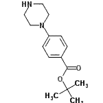 CAS#: 187669-28-9, 2-Methyl-2-Propanyl 4-(1-Piperazinyl)Benzoate