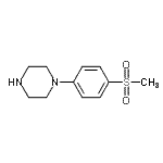 CAS#: 187669-60-9, 1-[4-(Methylsulfonyl)Phenyl]Piperazine