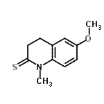 CAS#: 187679-81-8, 6-Methoxy-1-Methyl-3,4-Dihydro-2(1H)-Quinolinethione