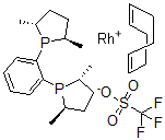 CAS#: 187682-63-9, (-)-1,2(2R,5R)-2,5-(Dimethylphospholano)Benzene(Cyclooctadiene)Rhodium(I) Trifluoromethanesulfonate