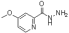 CAS#: 187973-18-8, 4-Methoxy-2-Pyridinecarbohydrazide