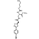CAS#: 188016-51-5, Methyl N-(Butoxycarbonyl)-3-({[(5R)-3-(4-Cyanophenyl)-4,5-Dihydro-1,2-Oxazol-5-Yl]Acetyl}Amino)-L-Alaninate