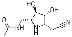 CAS#: 188019-33-2, N-[[(2R,3R,4R,5S)-5-(cyanomethyl)-3,4-dihydroxy-2-pyrrolidinyl]methyl]-Acetamide