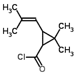 CAS#: 188023-87-2, 2,2-Dimethyl-3-(2-Methyl-1-Propen-1-Yl)Cyclopropanecarbonyl Chloride