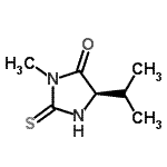 CAS 登录号：188023-94-1， (5R)-5-异丙基-3-甲基-2-硫代-4-咪唑烷酮