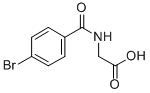 CAS#: 18815-75-3, N-(4-Bromobenzoyl)-Glycine