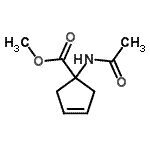 CAS 登录号：188177-96-0， 甲基1-乙酰氨基-3-环戊烯-1-羧酸酯