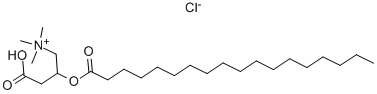 CAS#: 18822-91-8, 3-Carboxy-N,N,N-Trimethyl-2-[(1-Oxooctadecyl)Oxy]-1-Propanaminium Chloride (1:1)