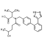 CAS#: 188259-69-0, N-(4-Hydroxypentanoyl)-N-{[2'-(2H-Tetrazol-5-Yl)-4-Biphenylyl]Methyl}-L-Valine