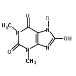 CAS#: 188297-95-2, 1,3-Dimethyl-7-(<Sup>2</Sup>H<Sub>3</Sub>)Methyl-7,9-Dihydro-1H-Purine-2,6,8(3H)-Trione