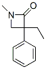 CAS 登录号：1886-38-0， 3-乙基-1-甲基-3-苯基氮杂环丁-2-酮