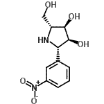 CAS#: 188745-00-8, (2R,3R,4S,5S)-2-(Hydroxymethyl)-5-(3-Nitrophenyl)-3,4-Pyrrolidinediol