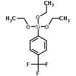 CAS 登录号：188748-63-2， 三乙氧基[4-(三氟甲基)苯基]硅烷
