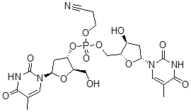 CAS#: 18875-74-6, Thymidylyl-(3'-5')-Thymidine Cyanoethyl Phosphotriester
