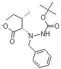 CAS 登录号：188777-47-1， (2S,3S)-2-[苄基-(叔丁氧羰基氨基)氨基]-3-甲基-戊酸根
