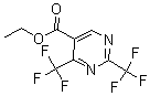 CAS 登录号：188781-15-9， 2,4-二(三氟甲基)-5-嘧啶羧酸乙酯