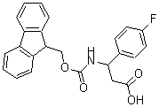CAS 登录号：188814-36-0， beta-[[(9H-芴-9-基甲氧基)羰基]氨基]-4-氟-苯丙酸