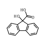 CAS#: 188853-09-0, 9-Hydroxy-9H-Fluorene-9-Carboxylic Acid