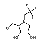 CAS#: 188905-44-4, 2-(Hydroxymethyl)-1-(2,2,2-Trifluoroethyl)-3,4-Pyrrolidinediol
