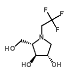 CAS#: 188905-59-1, (2S,3S,4S)-2-(Hydroxymethyl)-1-(2,2,2-Trifluoroethyl)-3,4-Pyrrolidinediol