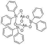 CAS#: 18891-54-8, 3,3,7,7,10,10-Hexaphenyl-2,4,6,8,9,11-Hexaoxa-1,5-Diarsa-3,7,10-Trisilabicyclo[3.3.3]Undecane