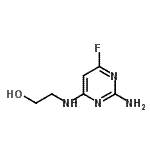 CAS#: 188987-84-0, 2-[(2-Amino-6-Fluoro-4-Pyrimidinyl)Amino]Ethanol
