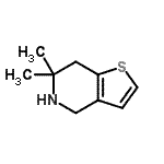 CAS#: 189019-57-6, 6,6-Dimethyl-4,5,6,7-Tetrahydrothieno[3,2-c]Pyridine