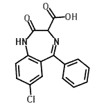 CAS#: 189298-40-6, 7-Chloro-2-Oxo-5-Phenyl-2,3-Dihydro-1H-1,4-Benzodiazepine-3-Carboxylic Acid