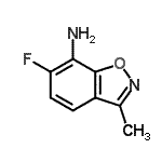 CAS#: 189437-53-4, 6-Fluoro-3-Methyl-1,2-Benzoxazol-7-Amine