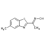 CAS#: 189462-29-1, (1E)-N-Hydroxy-1-(5-Methyl-1,3-Benzothiazol-2-Yl)Ethanimine