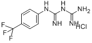 CAS#: 18960-29-7, N-[4-(Trifluoromethyl)Phenyl]-Imidodicarbonimidicdiamide Hydrochloride (1:1)