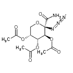 CAS#: 189633-67-8, (2S,3S,4R,5R)-2-Azido-2-Carbamoyltetrahydro-2H-Pyran-3,4,5-Triyl Triacetate