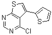 CAS#: 189681-04-7, 4-Chloro-5-(2-Thienyl)-Thieno[2,3-d]Pyrimidine