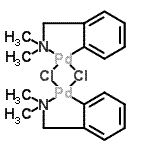 CAS 登录号：18987-59-2， 二-mu-氯(二{2-[(二甲基氨基-kappaN)甲基]苯基-kappaC<sup>1</sup>})二钯
