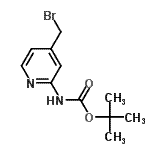 CAS#: 190189-98-1, 2-Methyl-2-Propanyl [4-(Bromomethyl)-2-Pyridinyl]Carbamate