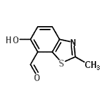 CAS#: 190270-90-7, 6-Hydroxy-2-Methyl-1,3-Benzothiazole-7-Carbaldehyde