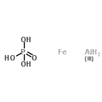 CAS#: 19034-12-9, Phosphoric Acid, Aluminum Iron Salt (1:1:1)
