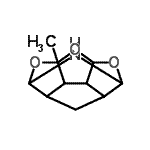 CAS 登录号：190375-45-2， 1-甲基-10,12,13-三氧杂-8-氮杂五环[5.5.1.0<sup>2,6</sup>.0<sup>3,11</sup>.0<sup>4,9</sup>]十三烷