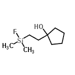 CAS#: 190381-12-5, 1-{2-[Fluoro(Dimethyl)Silyl]Ethyl}Cyclopentanol