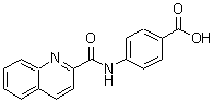 CAS#: 190437-68-4, 4-[(2-Quinolinylcarbonyl)Amino]Benzoic Acid