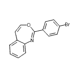 CAS 登录号：19062-91-0， 2-(4-溴苯基)-3,1-苯并氧氮杂卓
