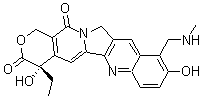 CAS#: 190710-79-3, (4S)-4-Ethyl-4,9-Dihydroxy-10-[(Methylamino)Methyl]-1H-Pyrano[3',4':6,7]Indolizino[1,2-b]Quinoline-3,14(4H,12H)-Dione